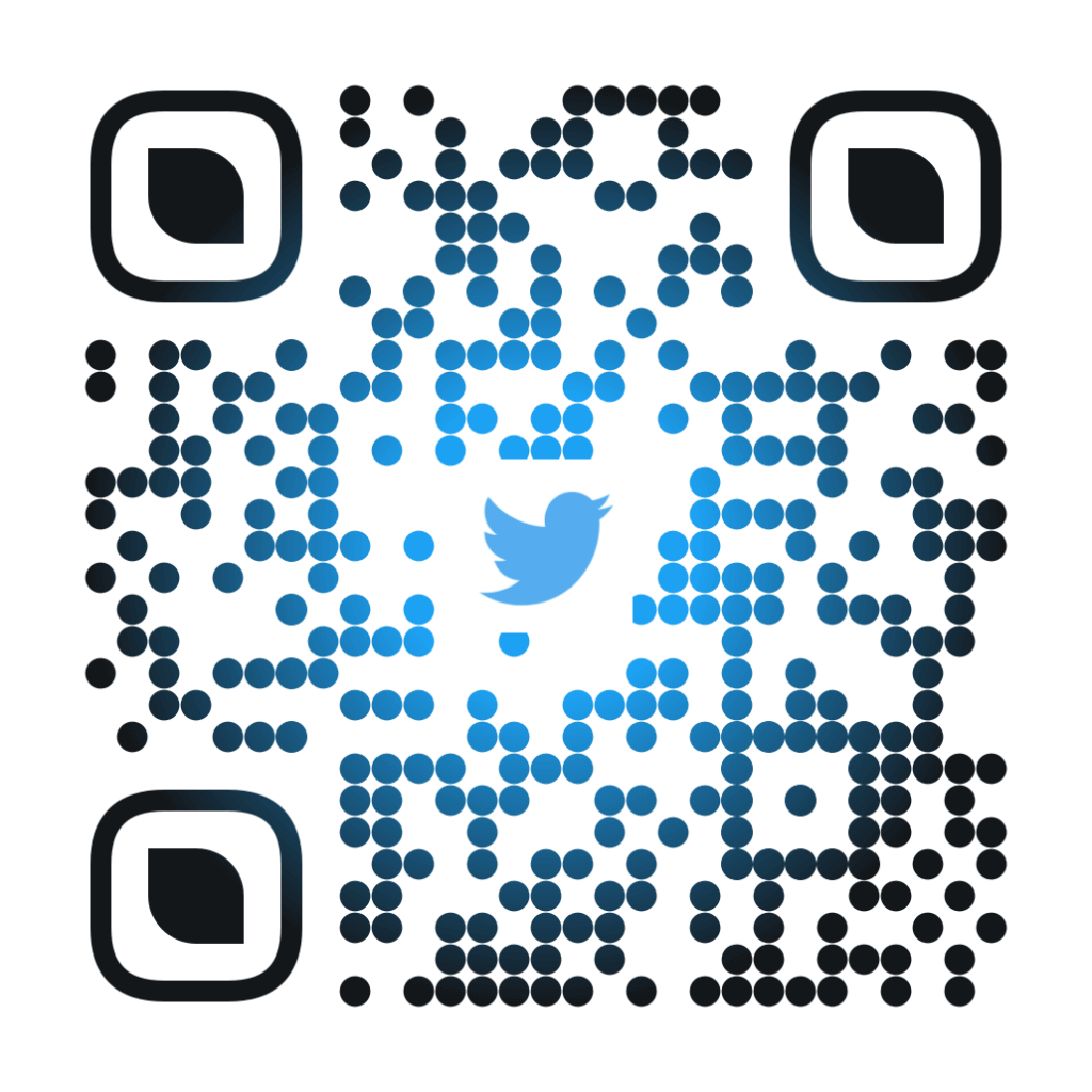 Twitter QR Code logo